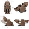 MK-II Plus Full Body Massage Chair Chocolate - Dimension