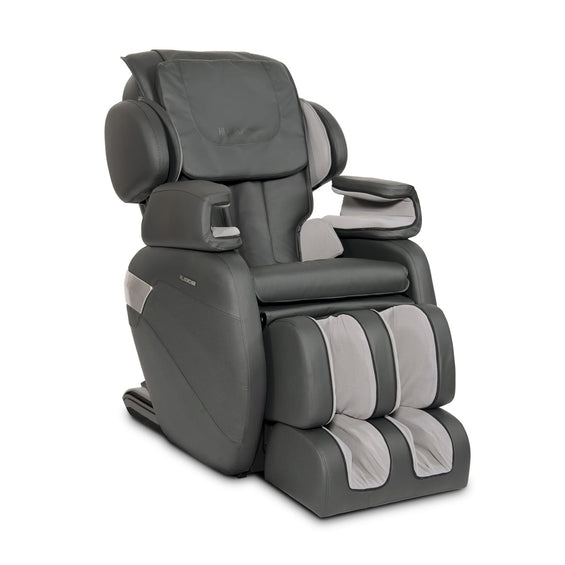 MK-II Plus Massage Chair Charcoal - Half-Side View 2
