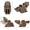 MK-II Plus Massage Chair Chocolate [Certified Reconditioned] - Dimension
