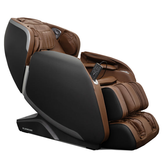 MK-III Full Body Massage Chair Brown - Half Left Side